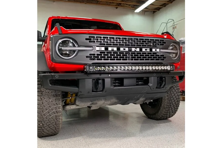 2021  Ford Bronco Grimm Offroad 40in Light Bar Mount for Steel Front Bumper