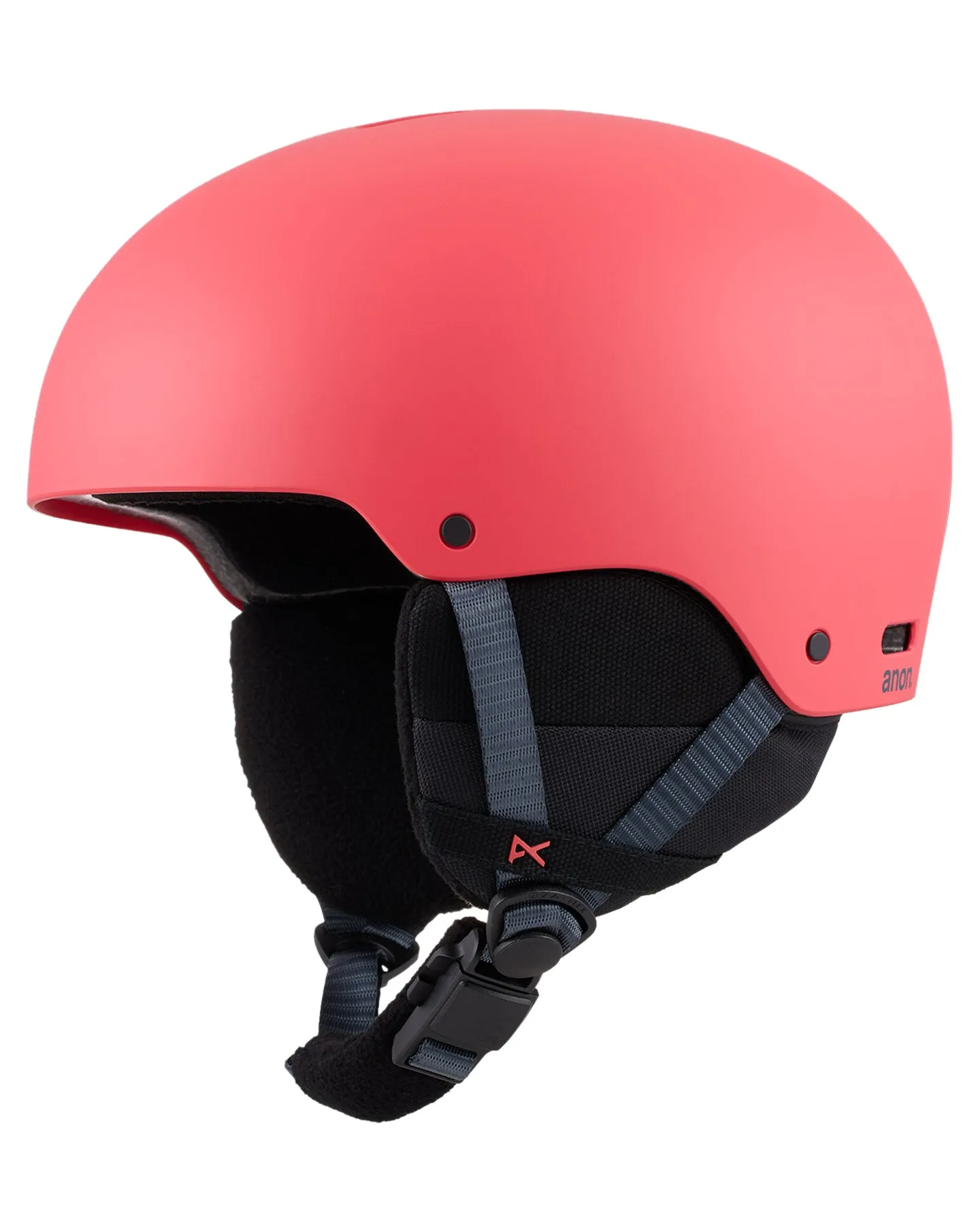 Anon Kids' Rime 3 Round Fit Snow Helmet - Coral