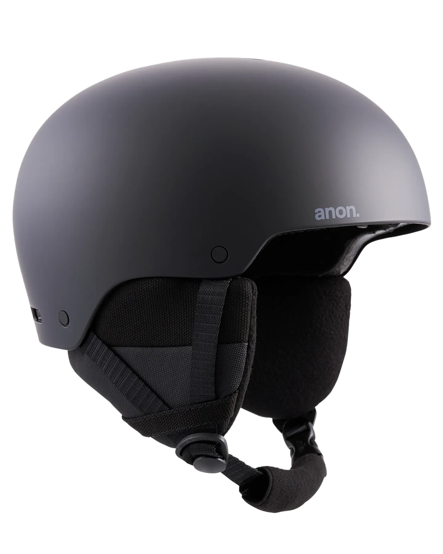 Anon Raider 3 Round Fit Snow Helmet - Black