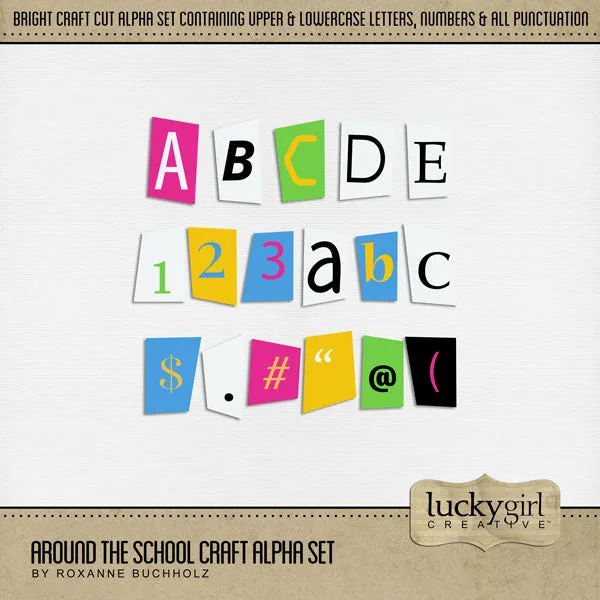 Around the School Mega Digital Scrapbook Bundle