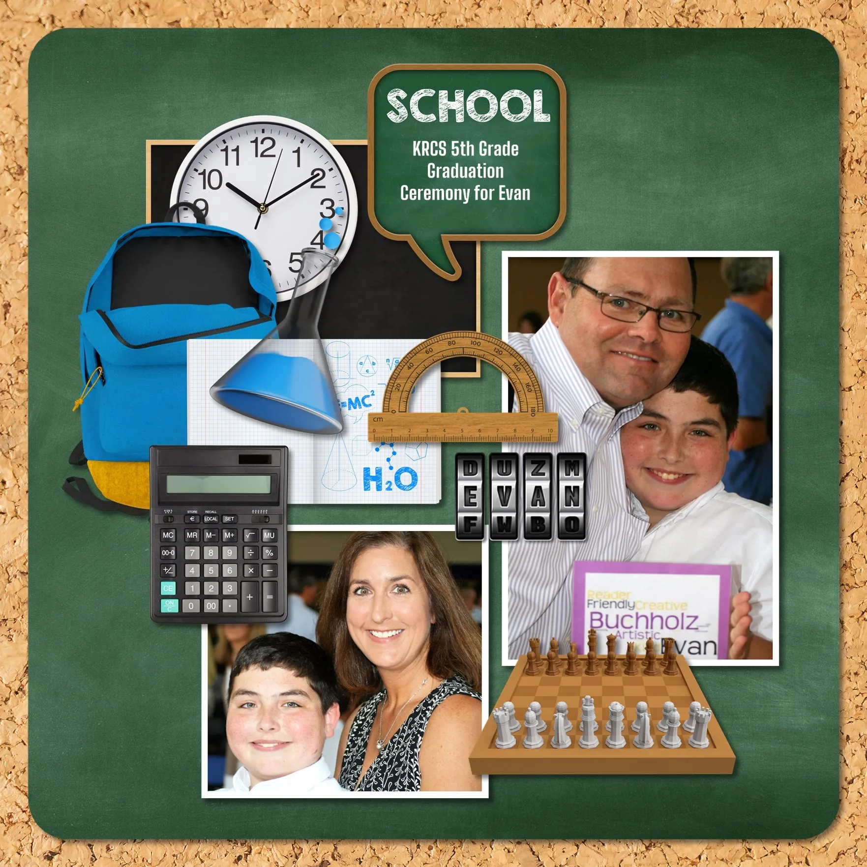 Around the School Mega Digital Scrapbook Bundle