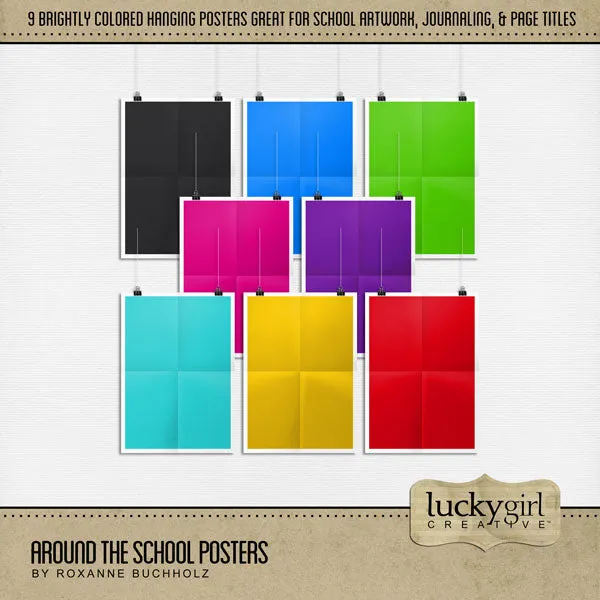 Around the School Mega Digital Scrapbook Bundle