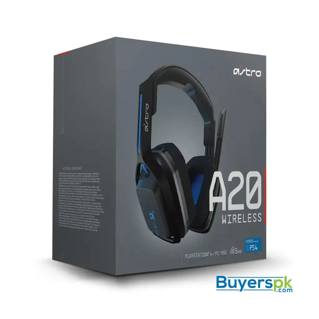 Astro A20 Wireless Gaming Headset - Black/blue