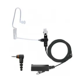 Atlantic Radio AT 2W-H8 In-Ear Dual Wire Earpiece with Lapel PTT & Microphone