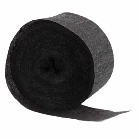 Black Crepe Paper Party Streamers | 81'