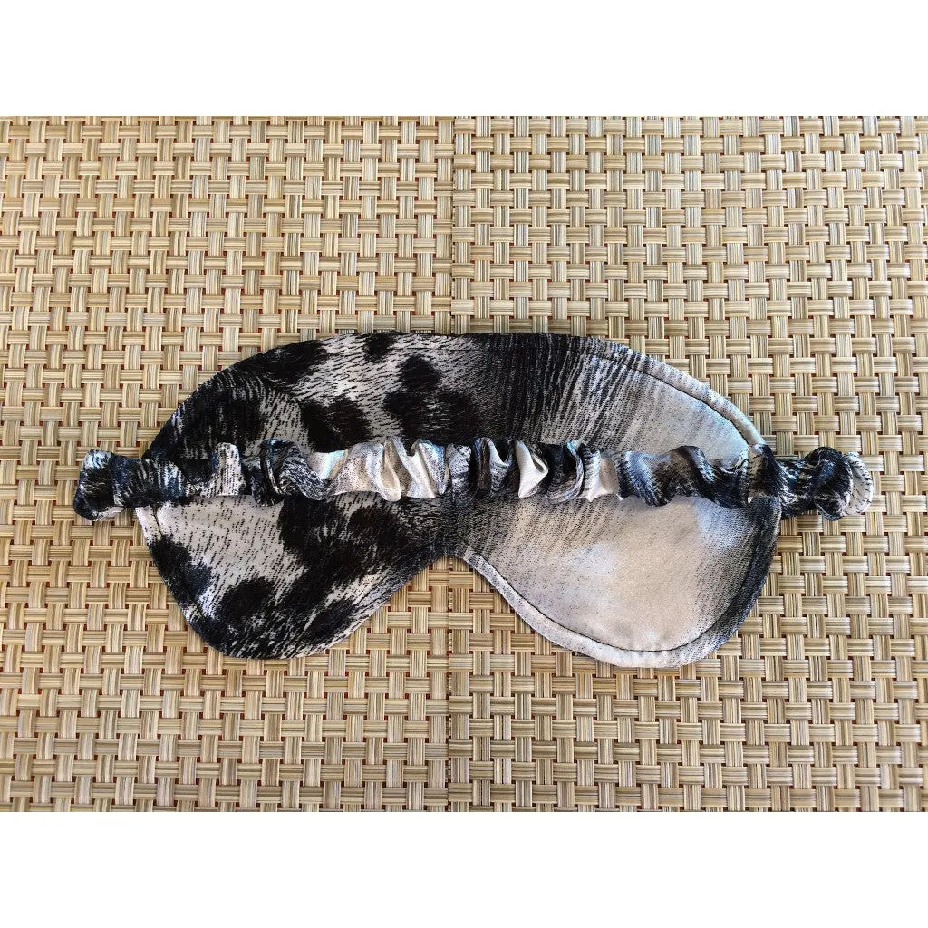 Black, Gray Sleep Mask, Healing Gift for Men, Women. Sleep Disorders