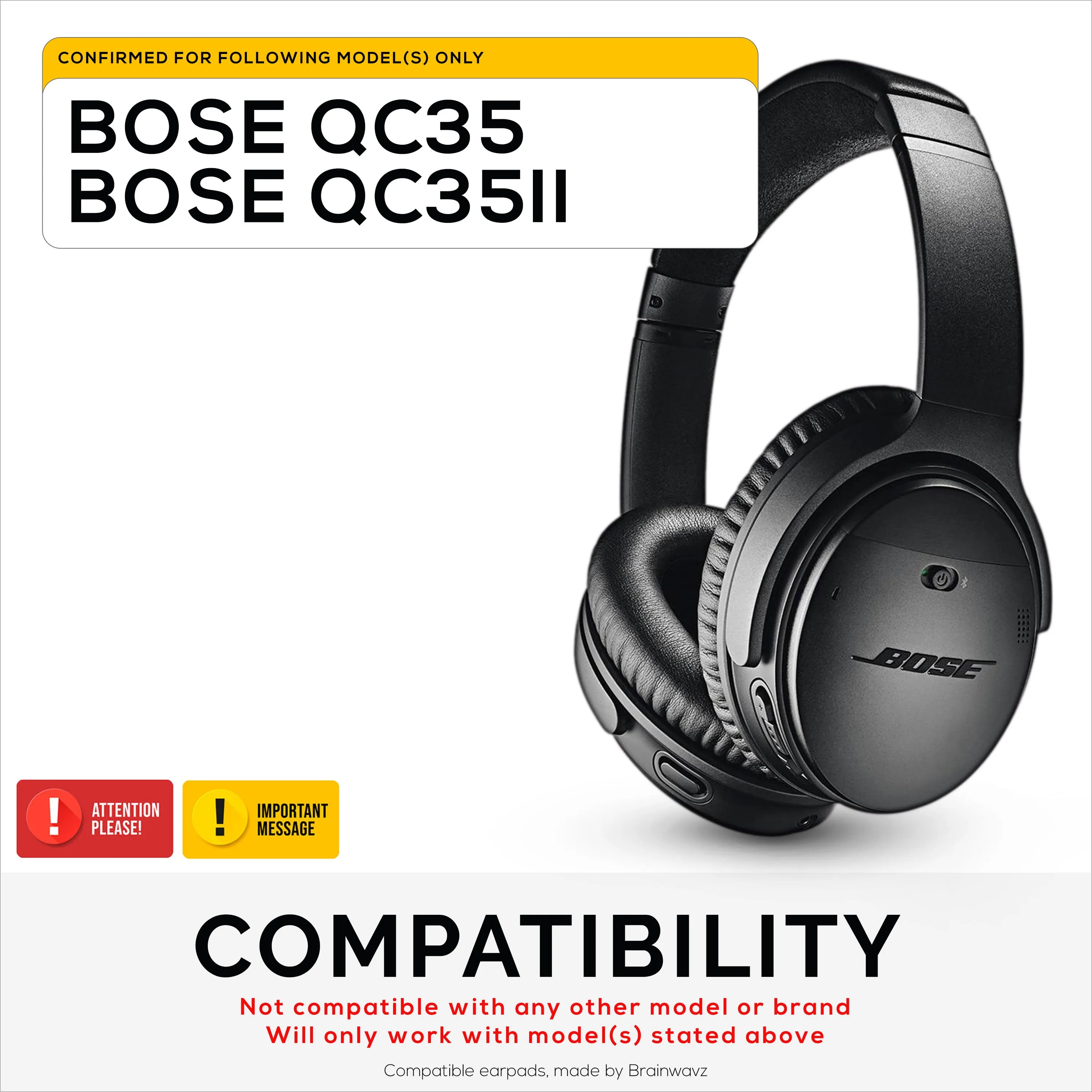 BOSE QC35 & QC35ii Premium Replacement Earpad