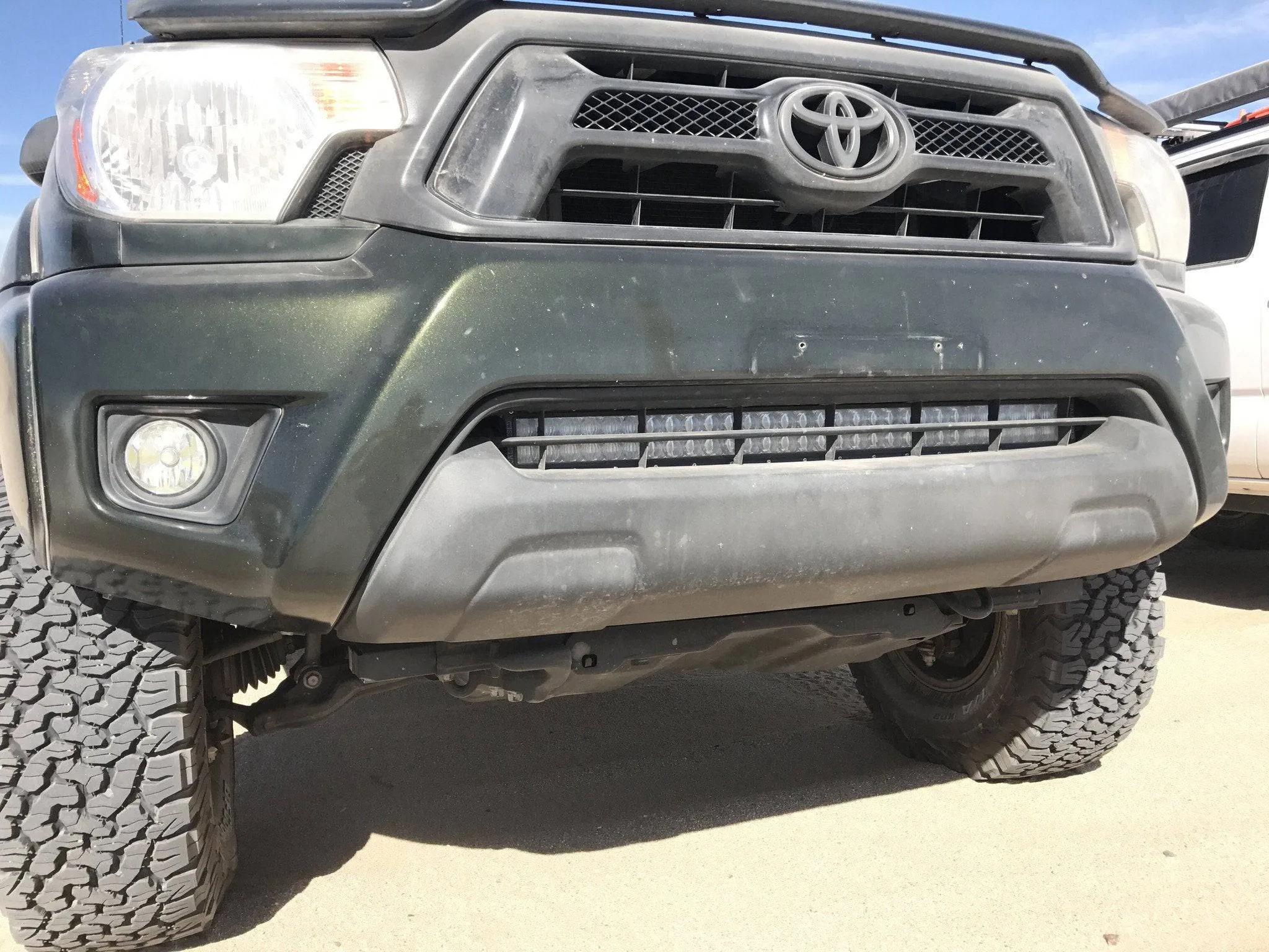 Cali Raised 32" Lower Bumper Hidden LED Light Bar Combo - 2005-2015 Toyota Tacoma