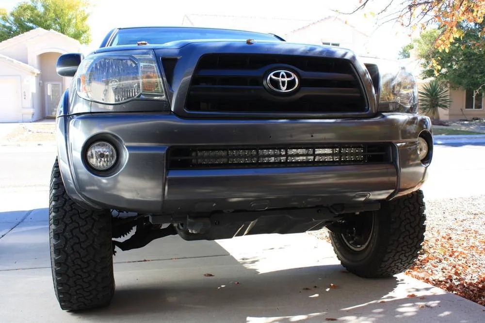 Cali Raised 32" Lower Bumper Hidden LED Light Bar Combo - 2005-2015 Toyota Tacoma