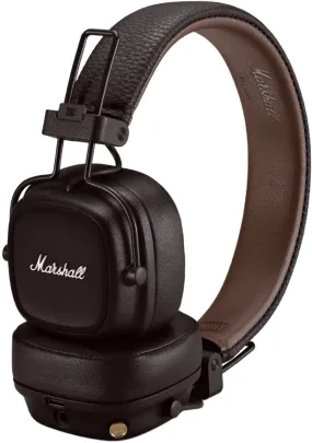 Certified Refurbished - Marshall Major IV On-Ear Bluetooth Headphones, Brown