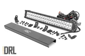 Chrome Series LED Light | 20 Inch | Dual Row | Amber DRL