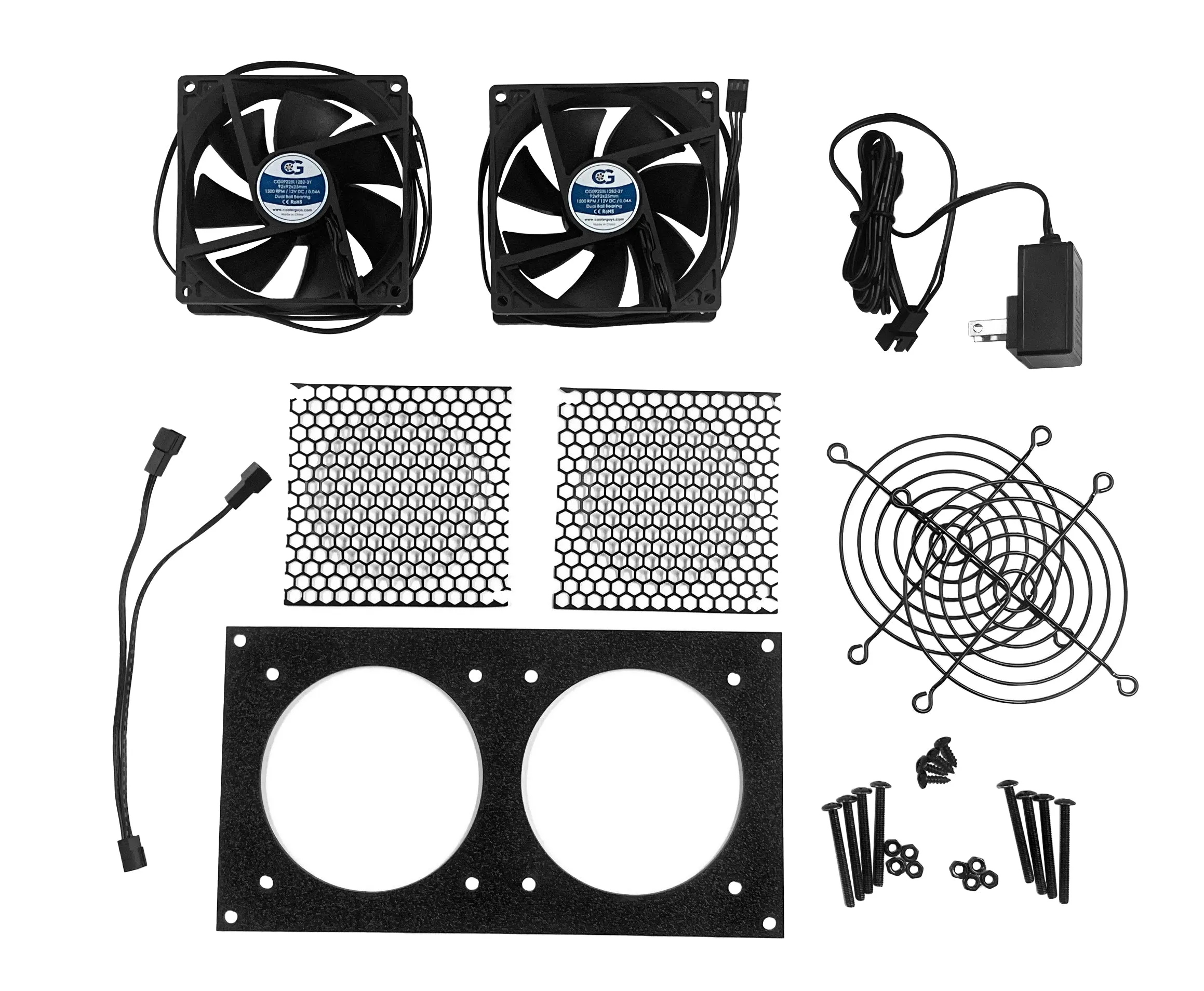 Coolerguys Dual 92mm Fan Cooling Kit