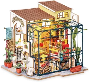 DIY Miniature House Kit: Flower Shop