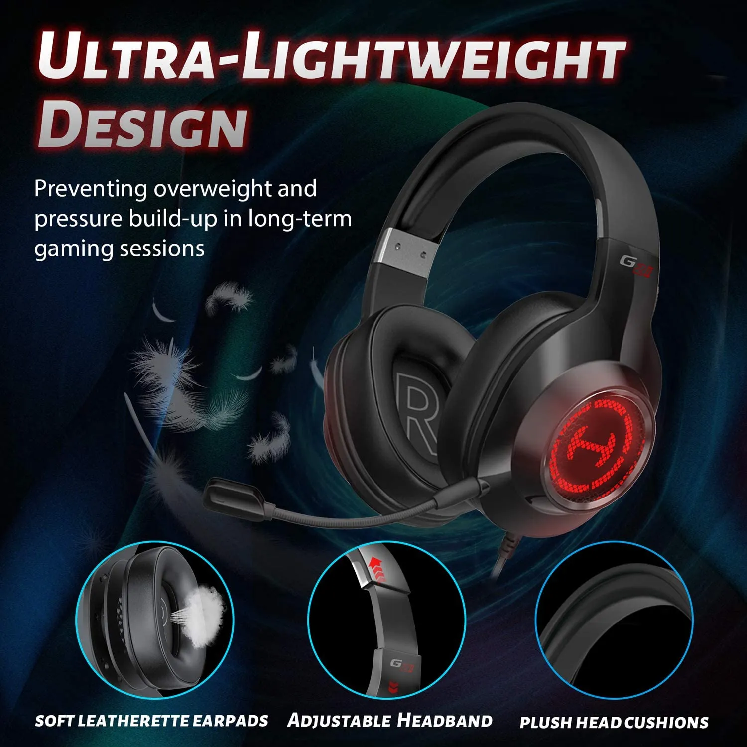 Edifier Hecate G2II Gaming Headset USB-Audio PC/PS4/XBOX Black