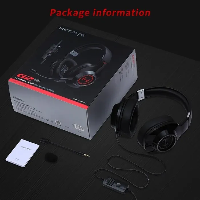 Edifier Hecate G2II Gaming Headset USB-Audio PC/PS4/XBOX Black