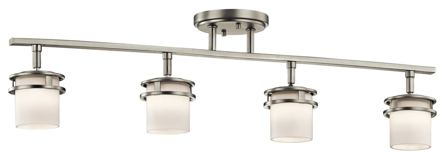 Four Light Rail Light from the Hendrik Collection in Brushed Nickel Finish by Kichler