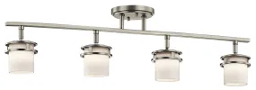 Four Light Rail Light from the Hendrik Collection in Brushed Nickel Finish by Kichler