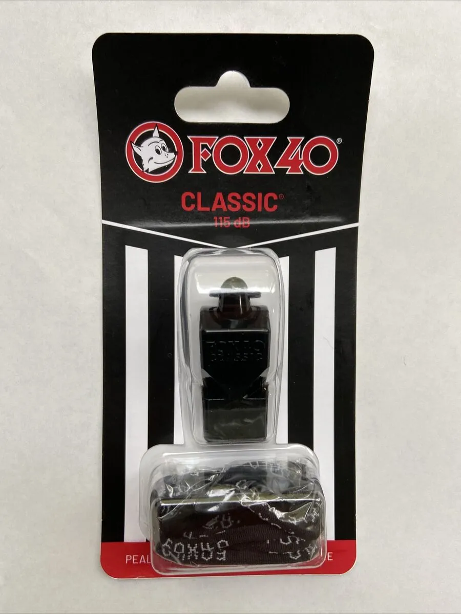 FOX 40 CLASSIC WHISTLE   LANYARD