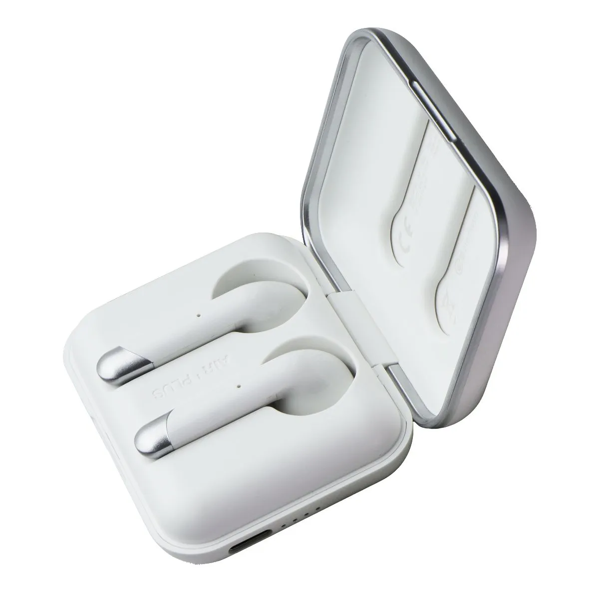 Happy Plugs Stockholm Series Air 1 Plus True Wireless In-Ear Headphones - White