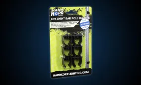 Hard Korr 6-pack Light Bar Pole Clamps