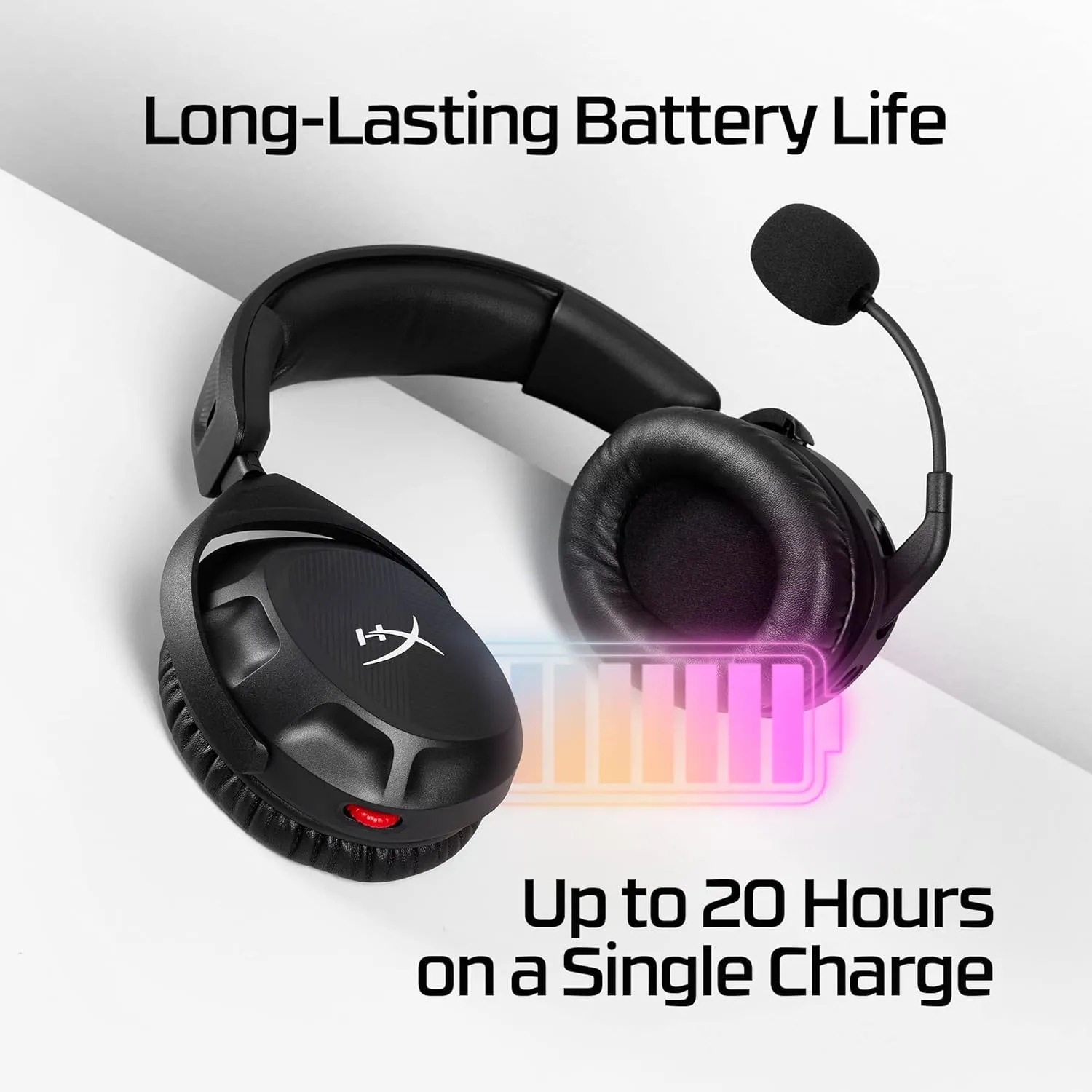 HyperX Cloud Stinger 2 Wired / Wireless DTS X Gaming Headset with Signature Comfort | Long-Lasting Battery Life