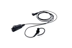 Impact Platinum Series Noise Cancelling 2-Wire Surveillance Kit for Two-Way Radio with Ear Hook w/ In-Ear Bud VY1A-P2W-EH4-NC