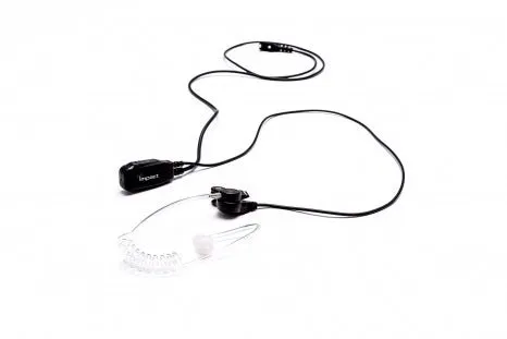 Impact Silver Series 1-Wire Surveillance Kit for Two-Way Radio with Acoustic Tube I7-S1W-AT3