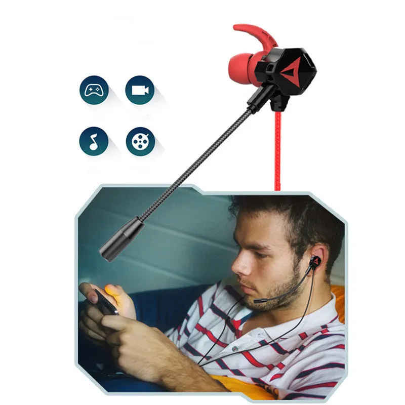 In Ear Gaming Headset for PC Laptop Mobile Phone