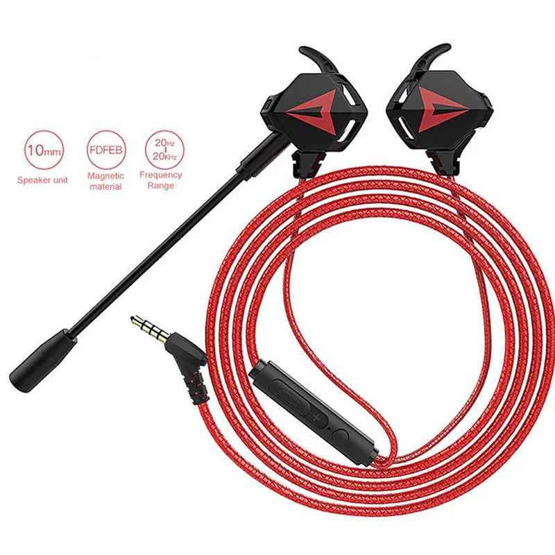 In Ear Gaming Headset for PC Laptop Mobile Phone