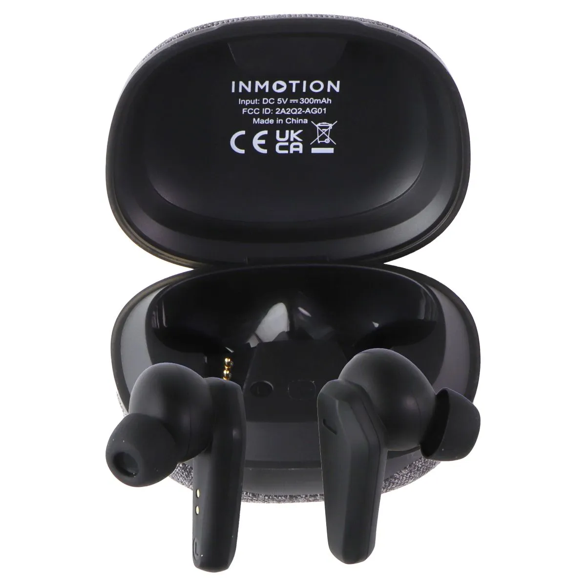 InMotion Wireless Bluetooth ANC In-Ear Headphones with Charge Case - Black