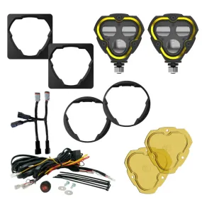 KC HiLiTES FLEX ERA® 3 Dual Mode SAE Fog Lights - 2-Light Master Kit - Toyota Aftermarket Bumper | Universal