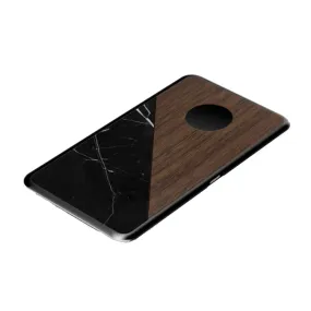 LuxeTech Dual Wireless Pad - Walnut / Black Marble (Obsolete)