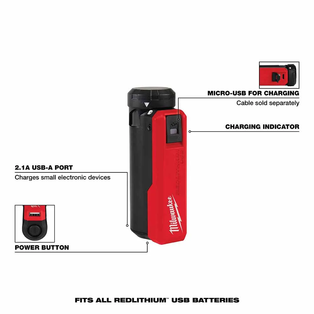 Milwaukee 48-59-2012 REDLITHIUM USB Charger & Portable Power Source