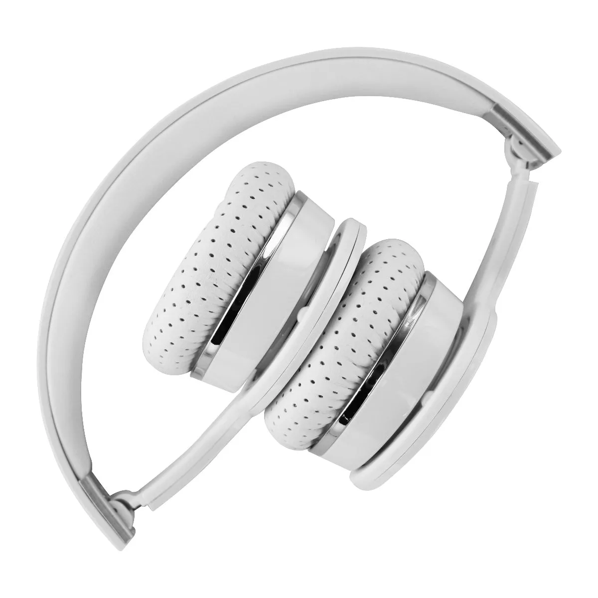 Nakamichi Bluetooth Wireless On-The Ear Headphones with Microphone - White