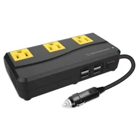 New - Scosche 200W Portable Power Inverter with 4 USB Ports PI200PS