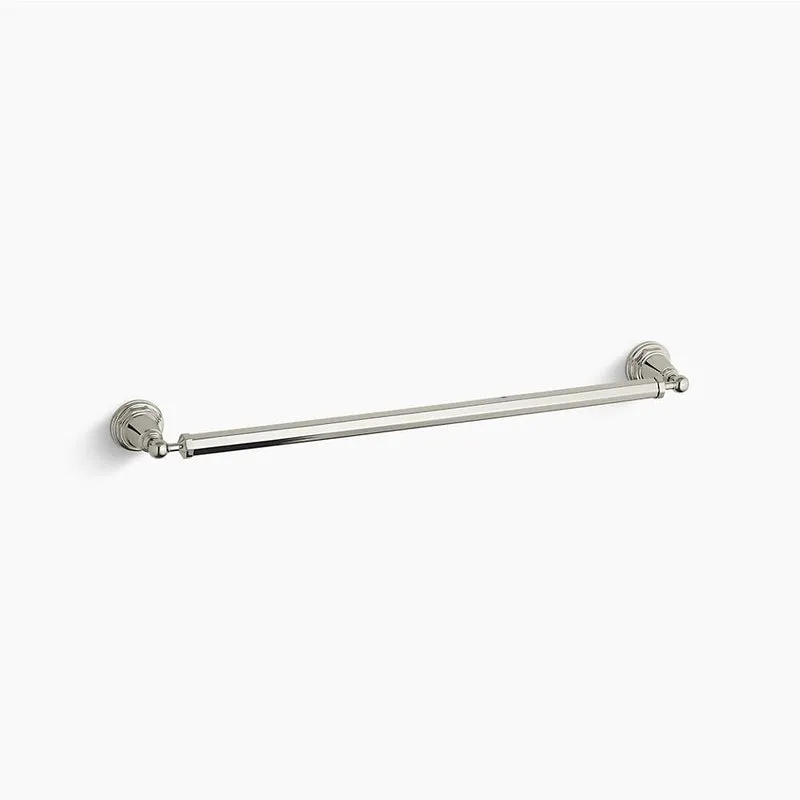 Pinstripe 24" Towel Bar in Vibrant Polished Nickel