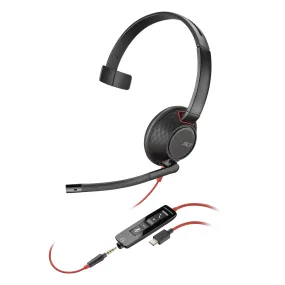 Poly Blackwire 5220 USB Headset - Black