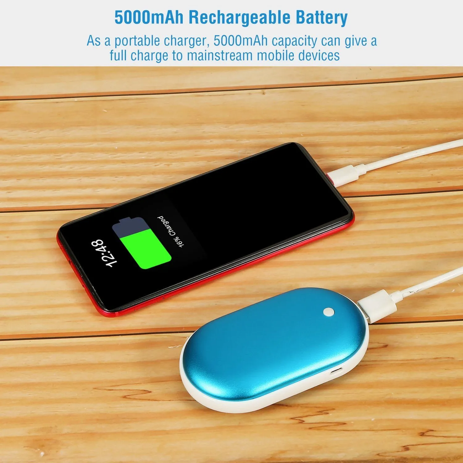 Portable Hand Warmer 5000mAh Power Bank