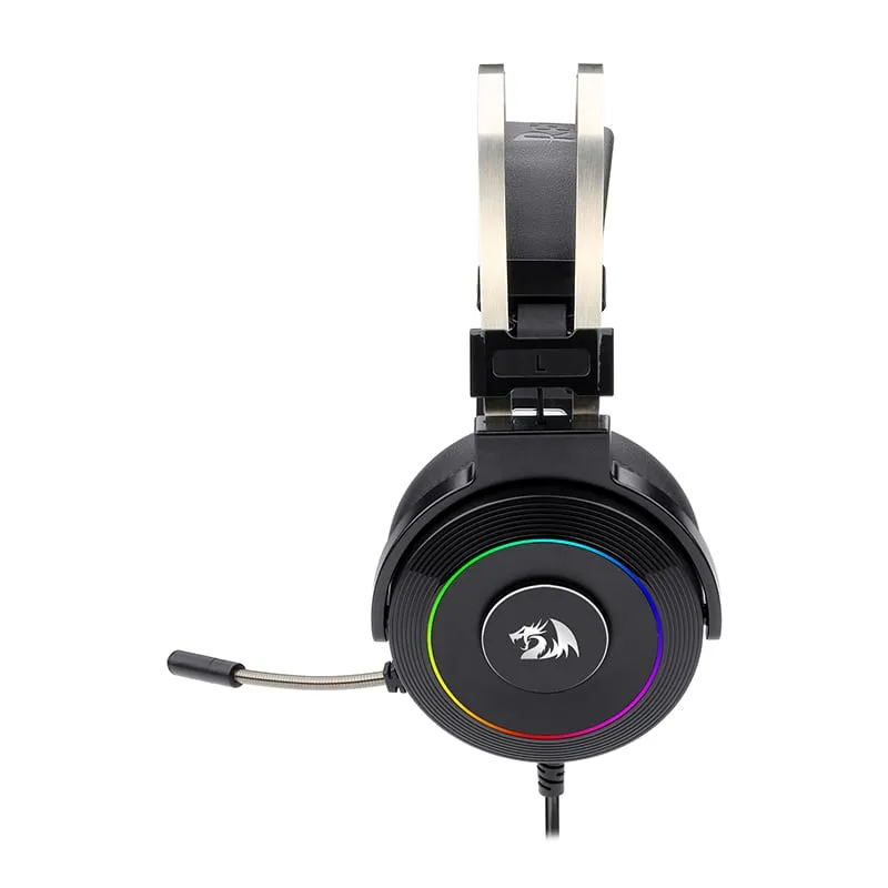 Redragon Over-Ear Lamia 2 Usb Rgb Pc|Ps3|Ps4 Stand Included Gaming Headset - Black