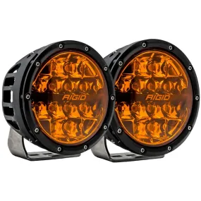 RIGID Industries 360 Series 6" Spot w/Amber Pro Lens - Pair [36210]