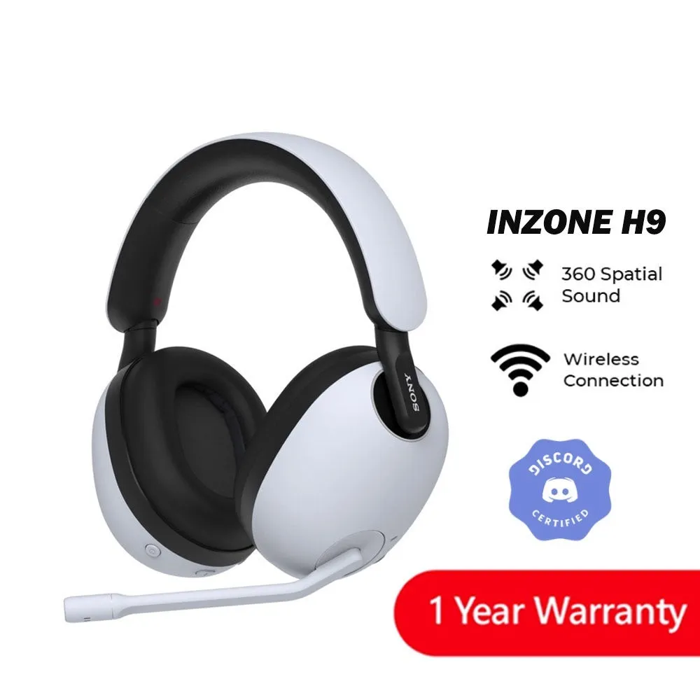 Sony INZONE H3/ H5 / H7 / H9 Wired / Wireless Gaming Headset with 360 Spatial Sound for Gaming, Active Noise Cancellation