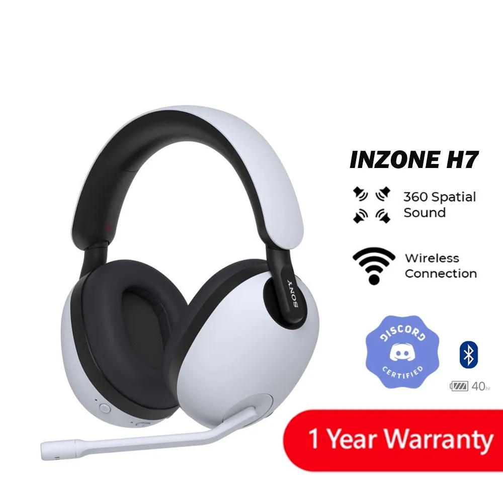 Sony INZONE H3/ H5 / H7 / H9 Wired / Wireless Gaming Headset with 360 Spatial Sound for Gaming, Active Noise Cancellation