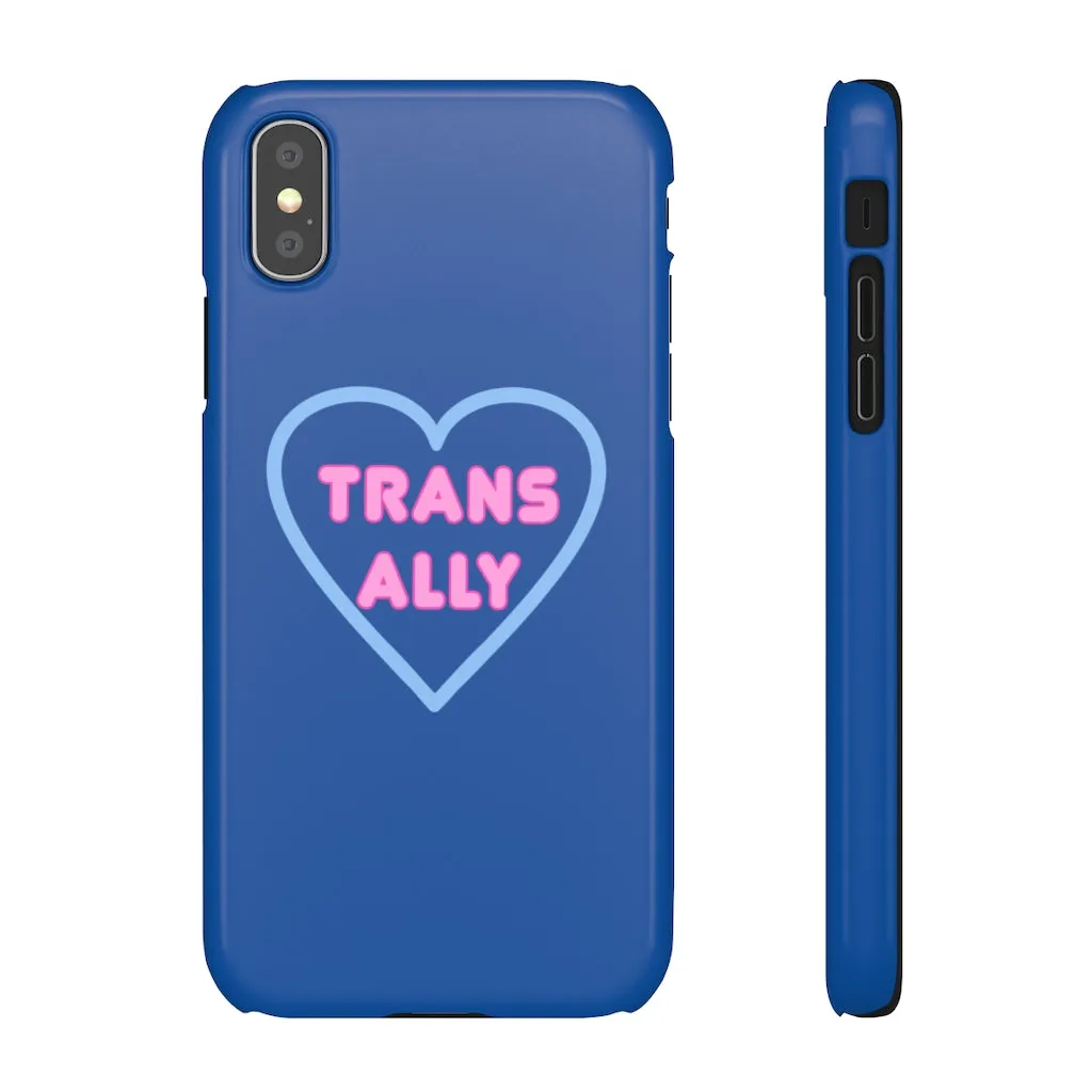 Trans Ally Heart Phone Case for Apple & Samsung