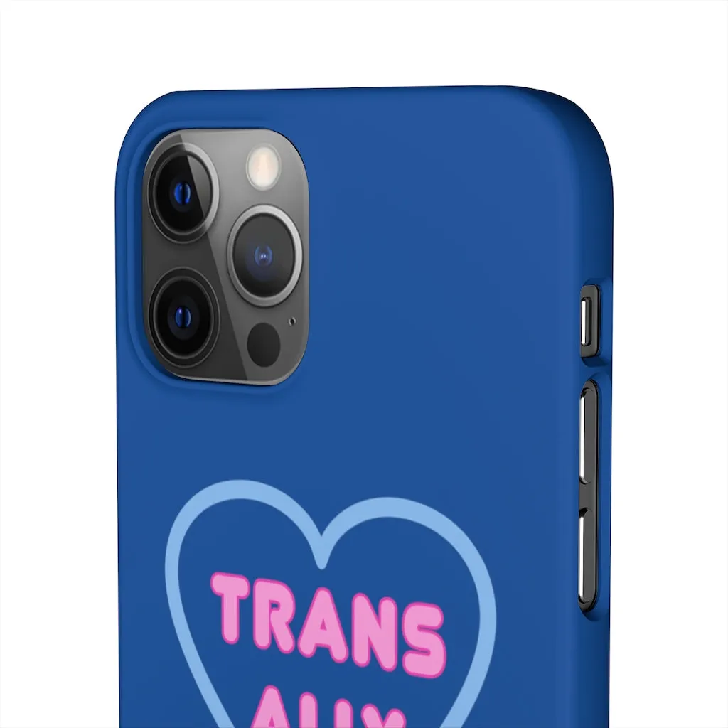 Trans Ally Heart Phone Case for Apple & Samsung