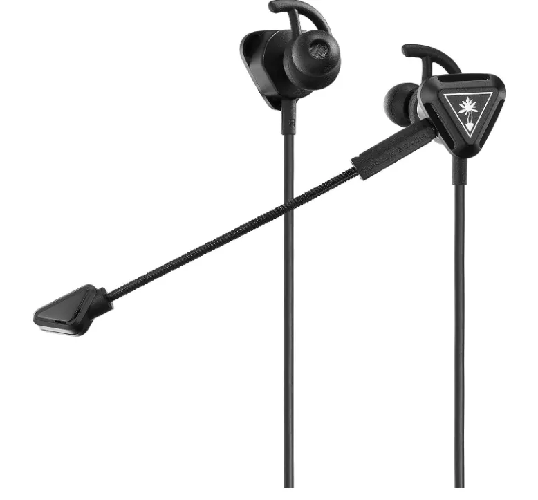 Turtle TBS-4002-01 Beach Battle Buds In Ear Gaming Headset, Black