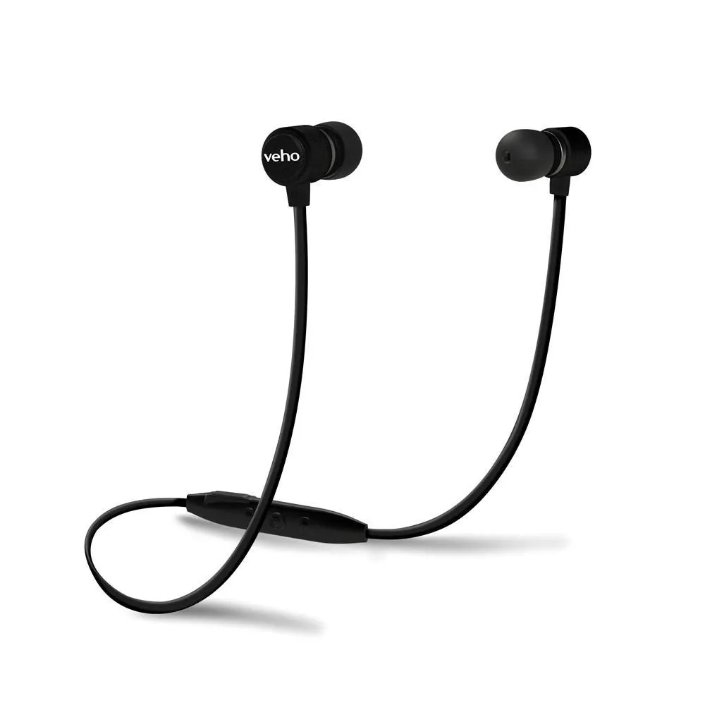 Veho ZB-2 In-Ear Premium Bluetooth Headphones Black