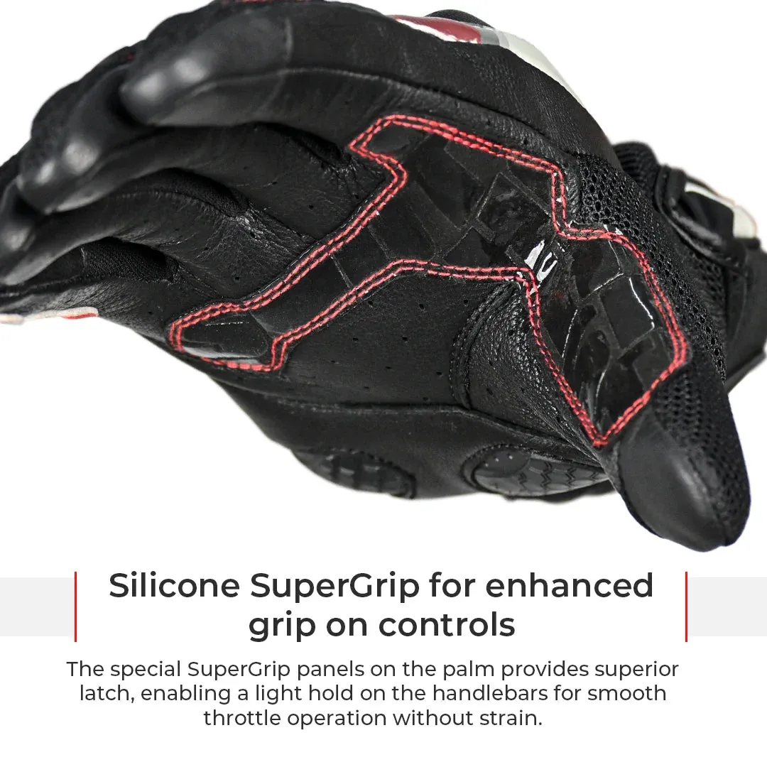 ViaTerra Holeshot Pro Semi Gauntlet Hybrid Gloves