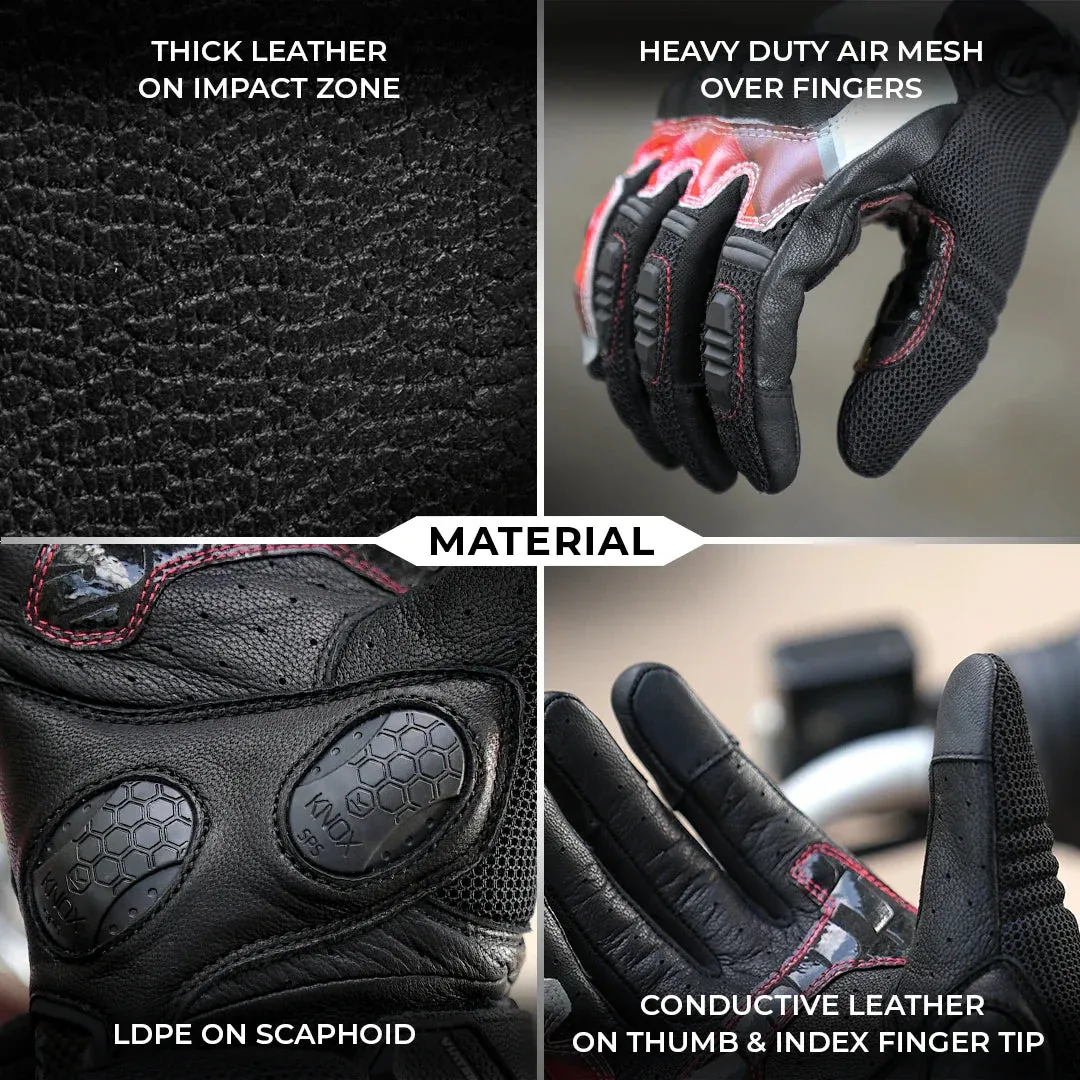 ViaTerra Holeshot Pro Semi Gauntlet Hybrid Gloves