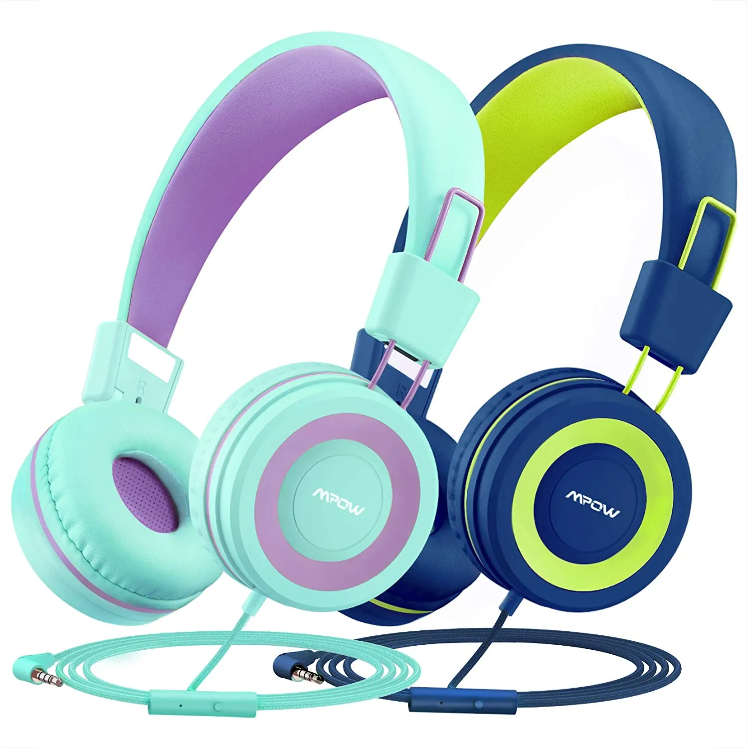 [wholesale: $17.9-$20.99 /piece] Mpow CH8 Kids Headphones with Microphone 2 Pack US ONLY , not include shipping